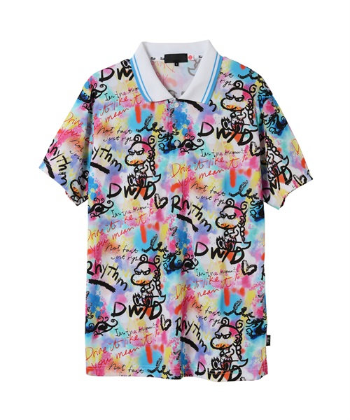 フラワーMIXプリントポロ(MULTI-M)