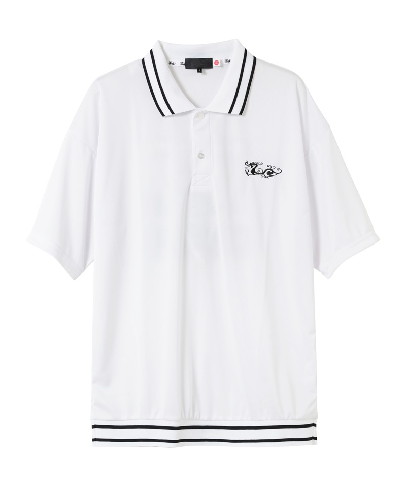カートちびドラプリントポロ(WHITE-M)