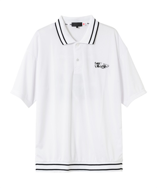 カートちびドラプリントポロ(WHITE-M)