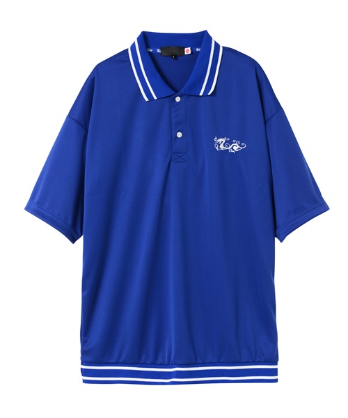 カートちびドラプリントポロ(BLUE-M)