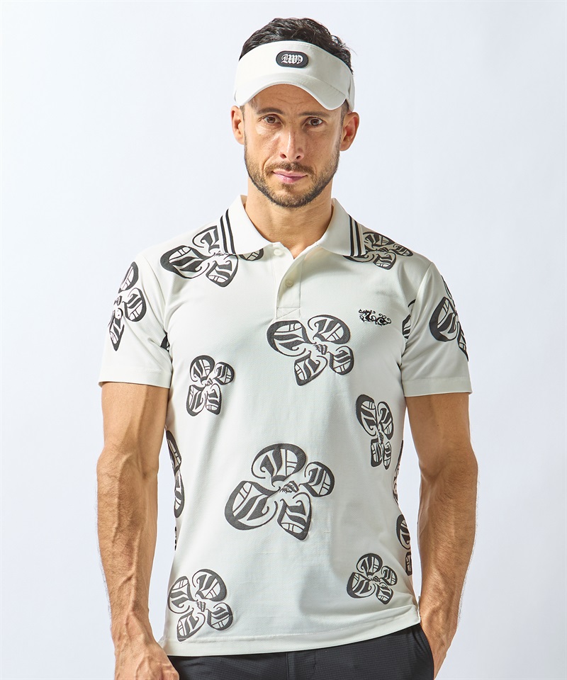 マルチＦリバーメッシュポロ(WHITE-M)