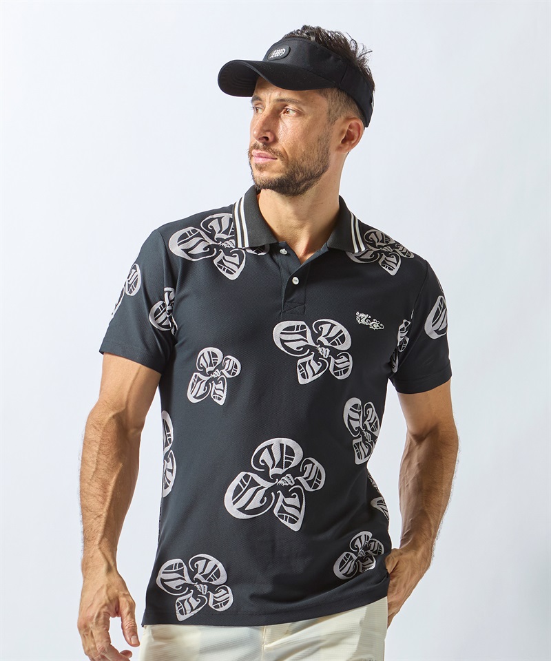 マルチＦリバーメッシュポロ(BLACK-M)