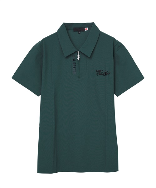 【EVEN掲載】トリコットドットメッシュポロ(GREEN-M)