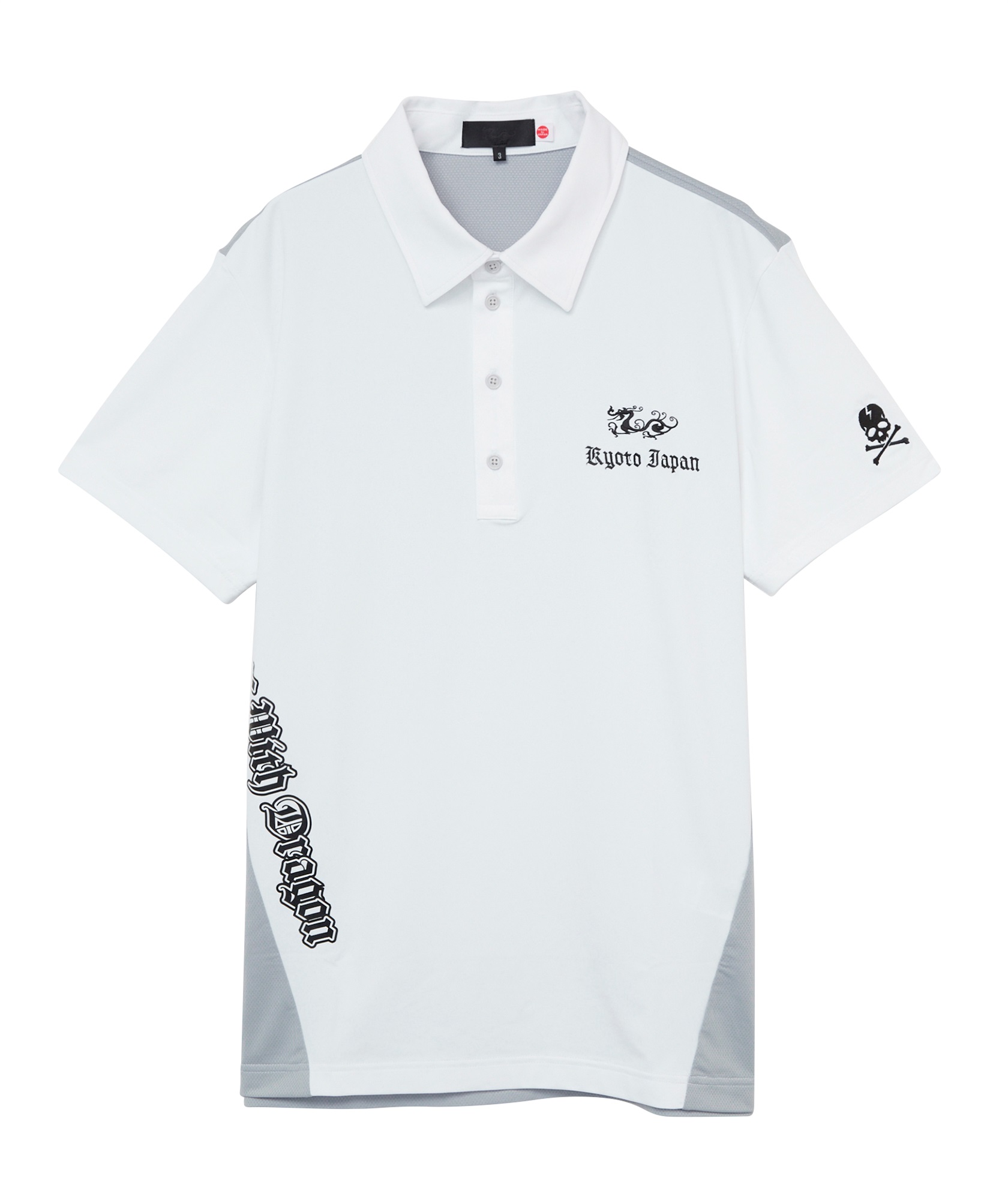 TWINCOTUVシャツ衿ポロ(WHITE-M)
