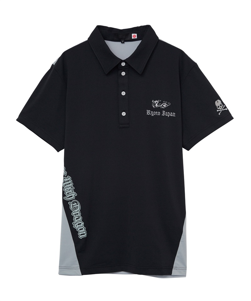 TWINCOTUVシャツ衿ポロ(BLACK-M)