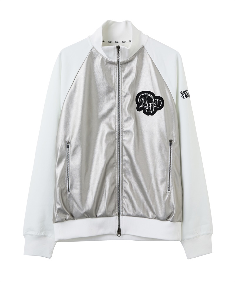 2WAYバックメッシュポンチジャージ【EVEN掲載】(WHITE-M)