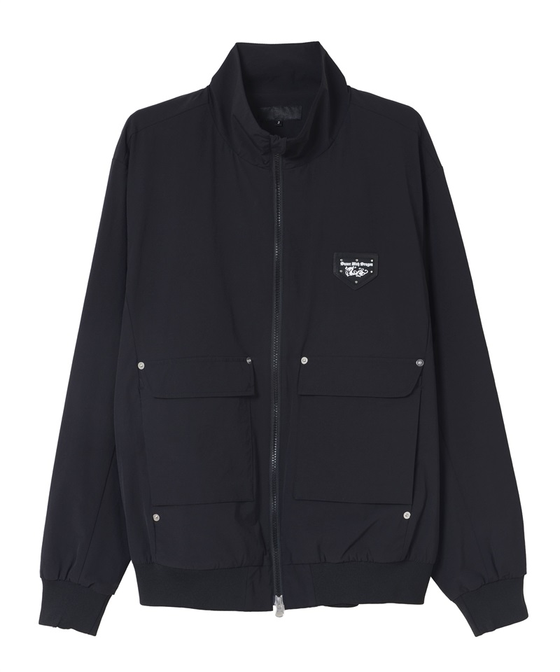 TRAVELIGHT 2way stretchブルゾン(BLACK-M)