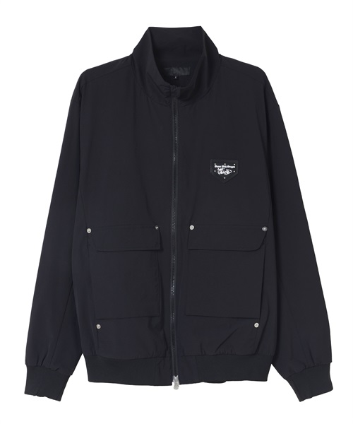 TRAVELIGHT 2way stretchブルゾン(BLACK-M)