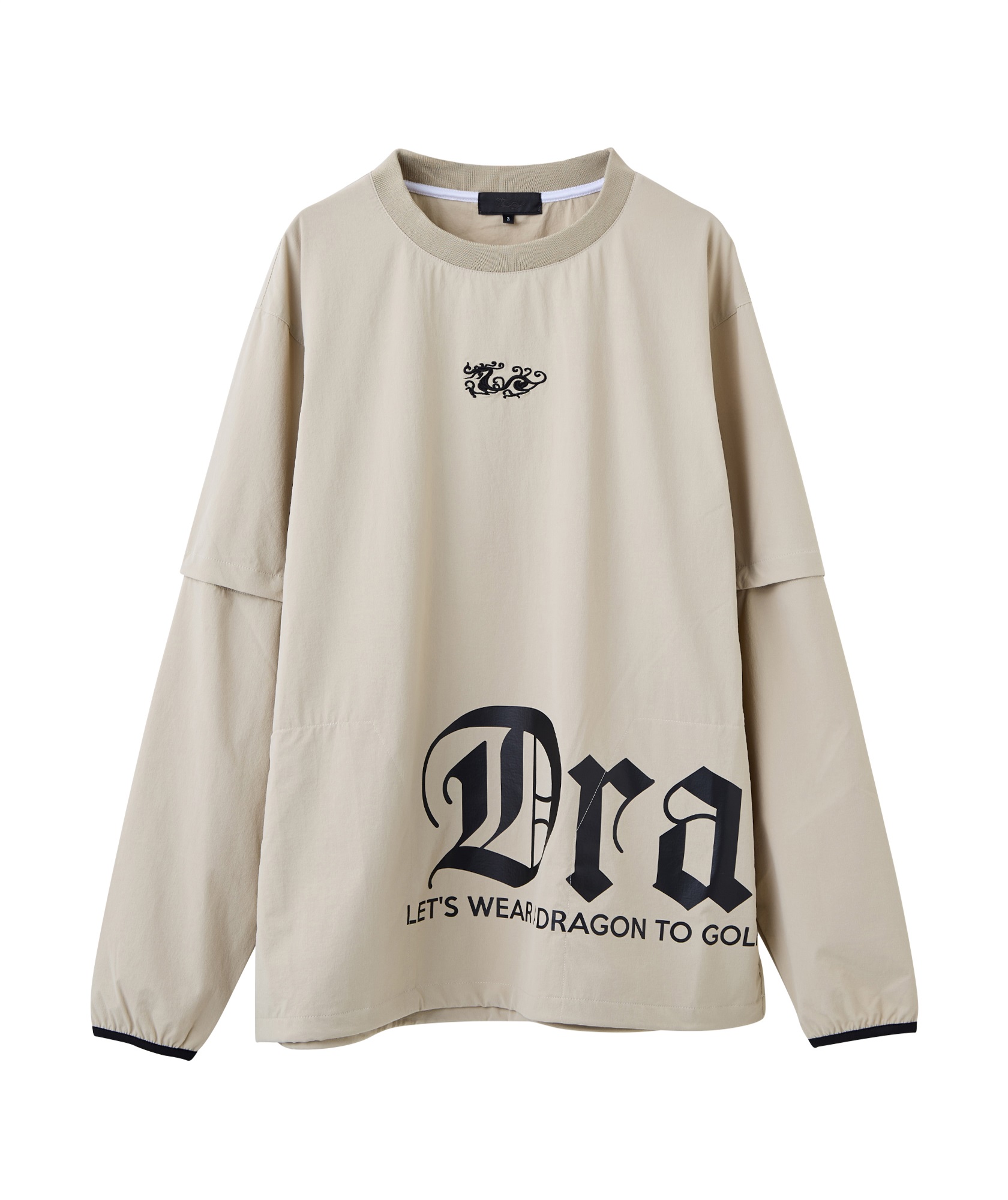 ナイロンライトクロスブルゾン【EVEN掲載】(BEIGE-M)