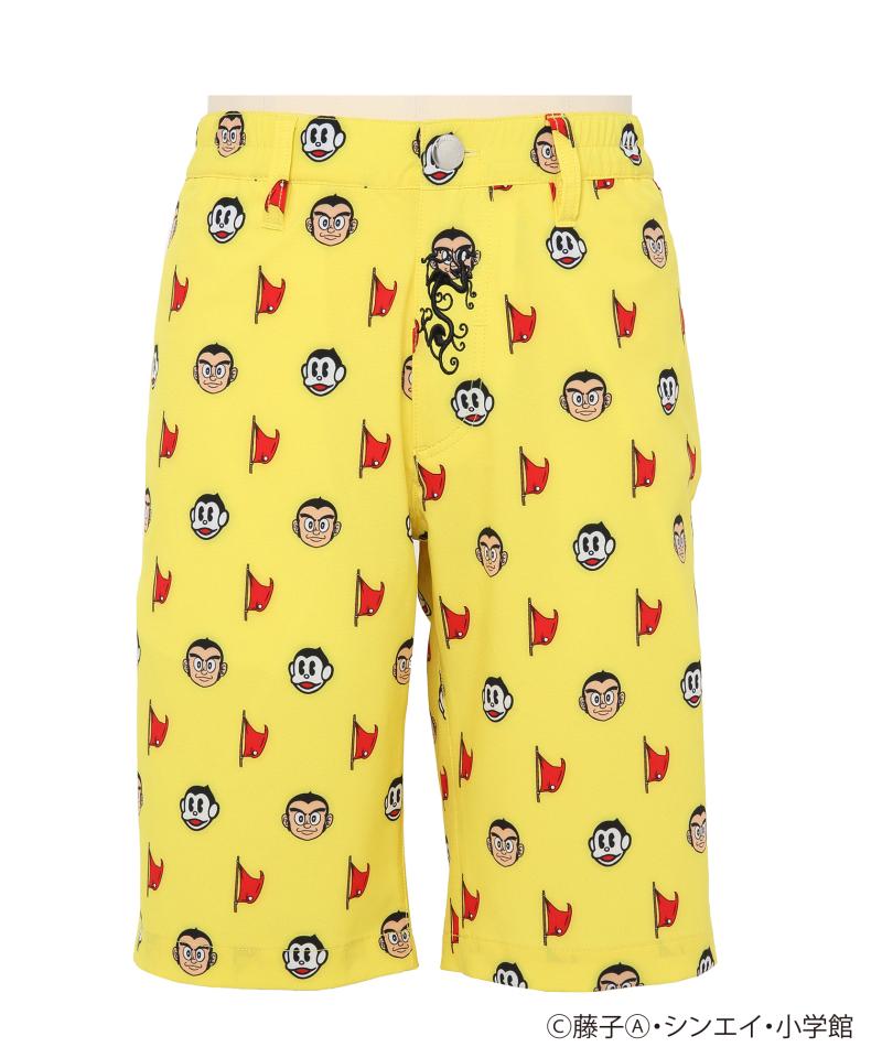 猿総柄ショートボトム(YELLOW-M)