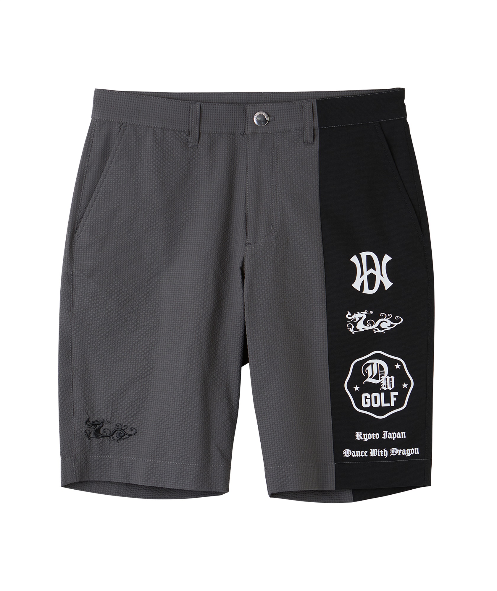 コットンサッカーショートパンツ(GRAY-S)