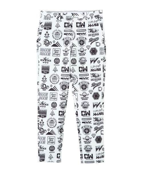 Various marksプリントボトム(WHITE-S)