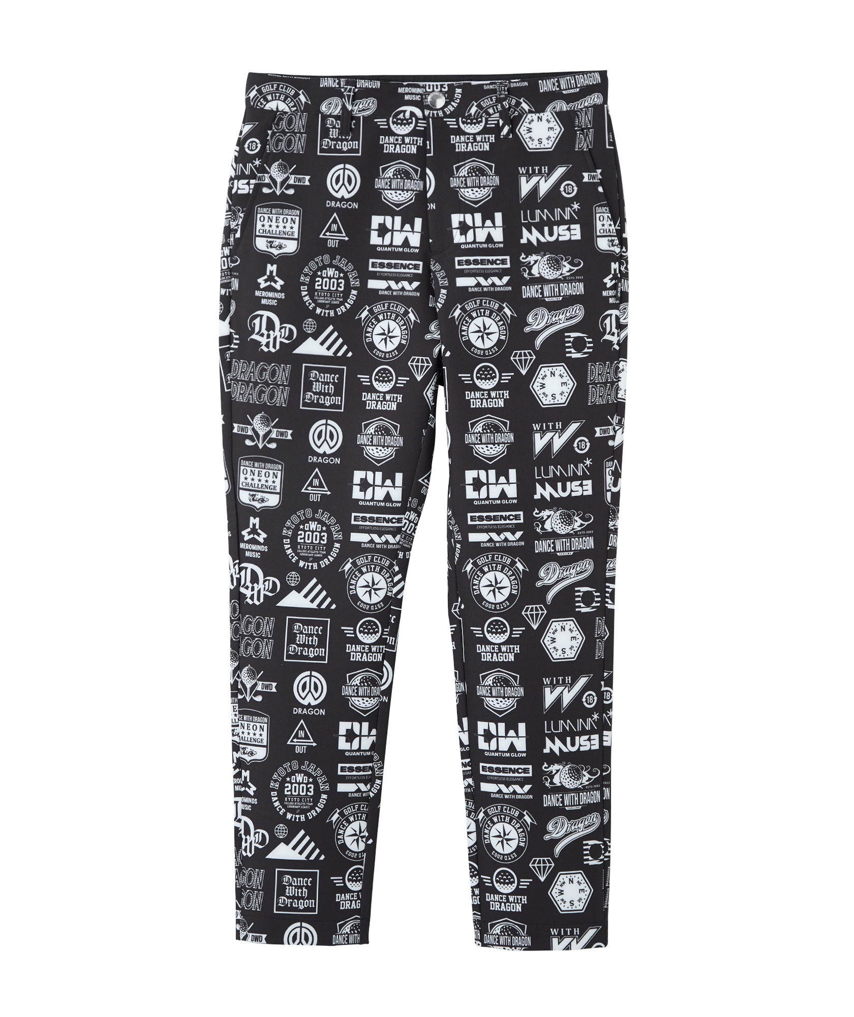 Various marksプリントボトム(BLACK-M)