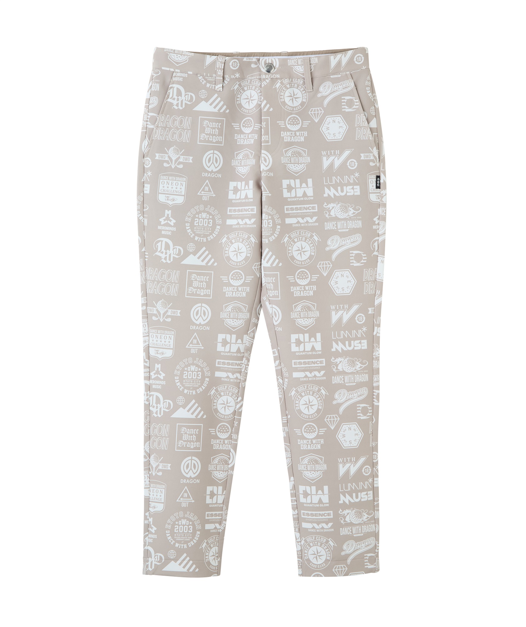 Various marksプリントボトム(BEIGE-S)