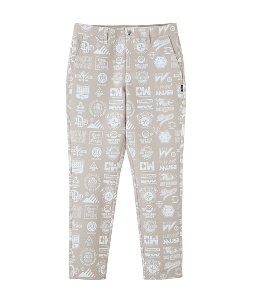 Various marksプリントボトム(BEIGE-S)