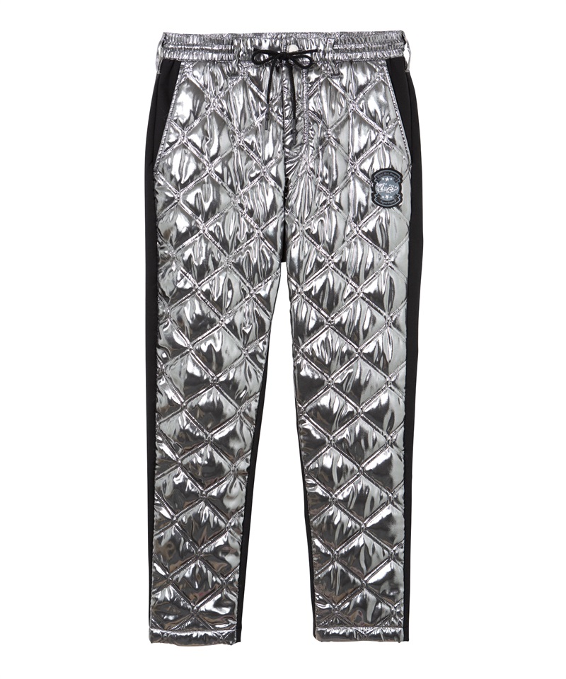 メタリックタフタキルティングパンツ(DK SILVER-S)