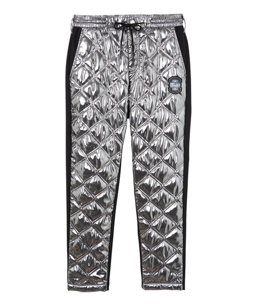 メタリックタフタキルティングパンツ(DK SILVER-S)