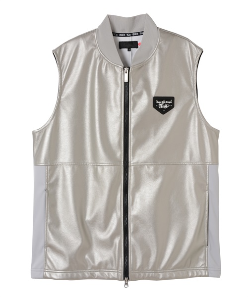 シンセティックレザーベスト(SILVER-M)