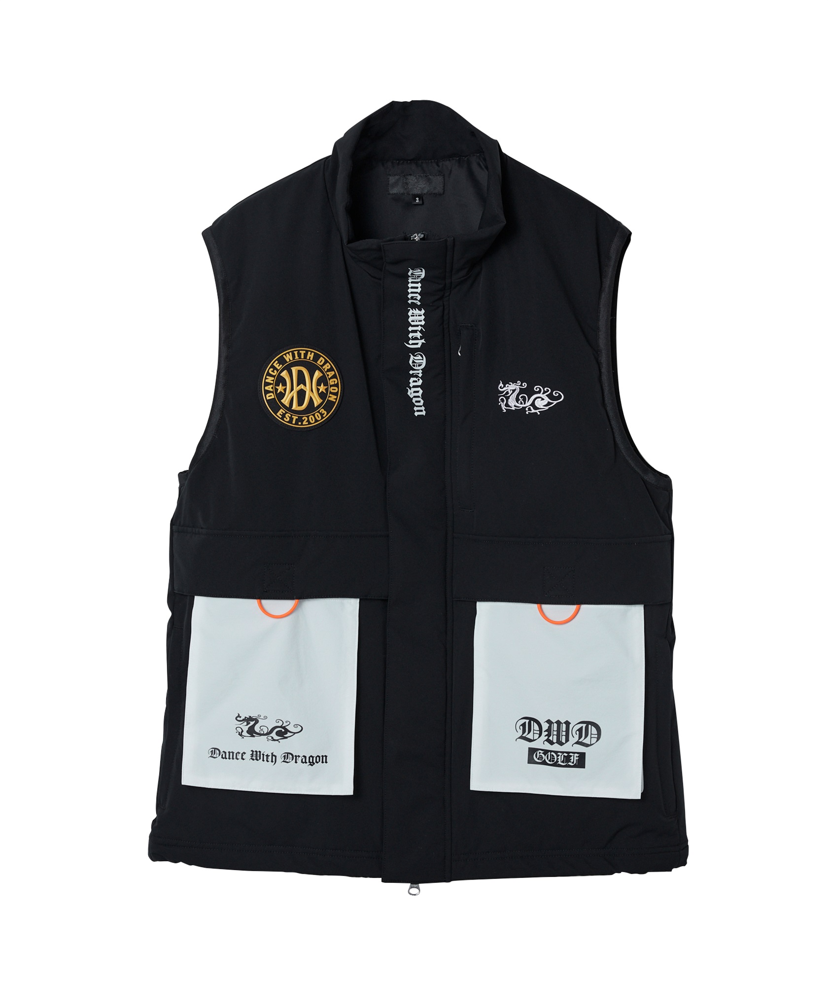 TEXBRID撥水2WAYストレッチベスト(BLACK-M)