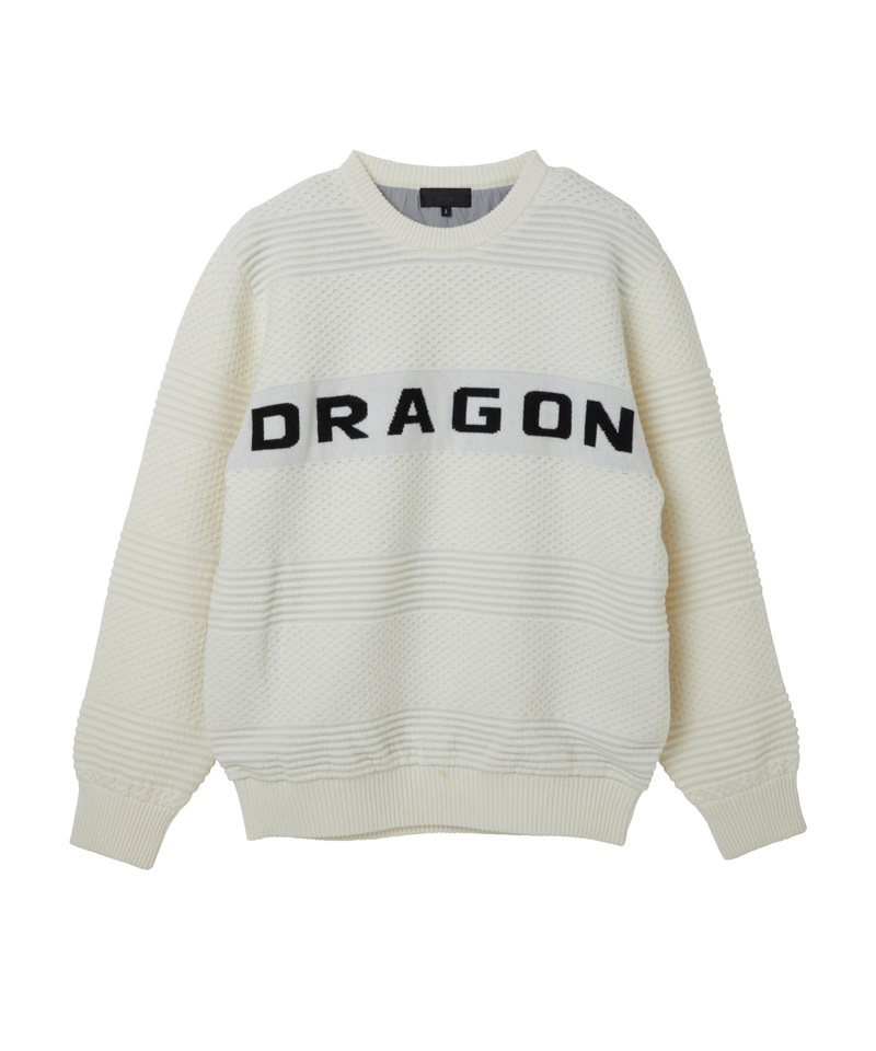 裏付きDRAGONセーター(WHITE-M)