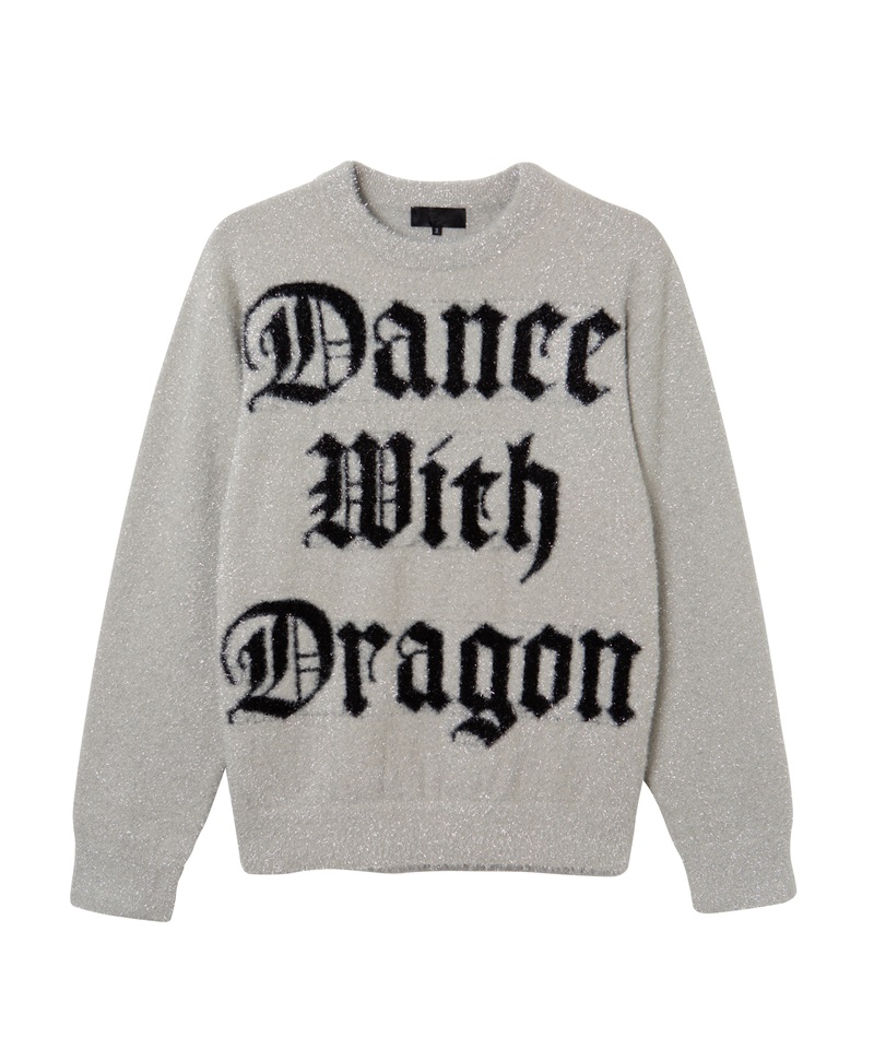 ラメフェザーヤーンニット(WHITE-M)