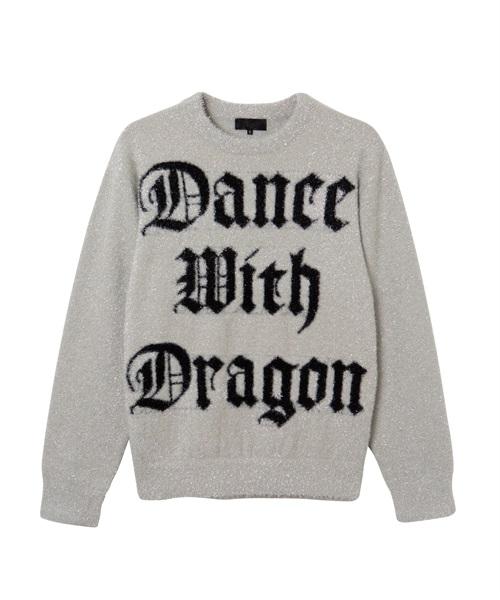 ラメフェザーヤーンニット(WHITE-M)