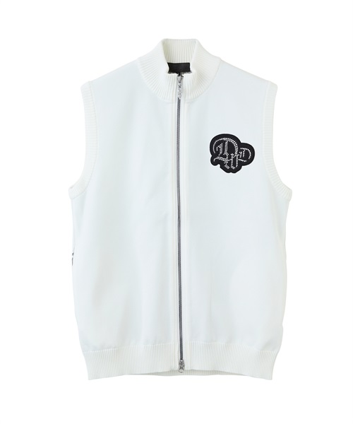 AIRSTRETCHニットベスト【EVEN掲載】(WHITE-M)
