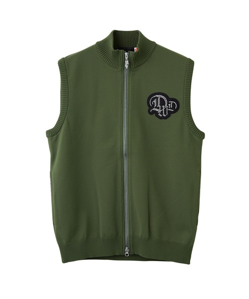 AIRSTRETCHニットベスト【EVEN掲載】(KHAKI-M)