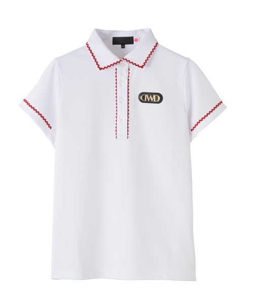 SPASSY半袖ポロシャツ(WHITE-M)