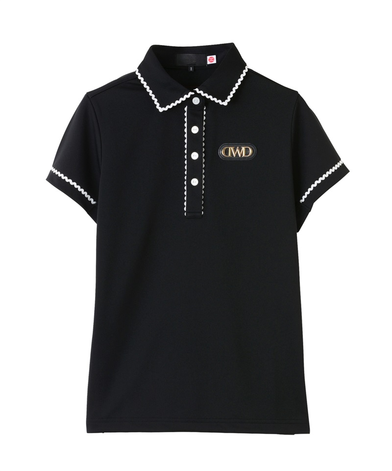 SPASSY半袖ポロシャツ(M-BLACK)