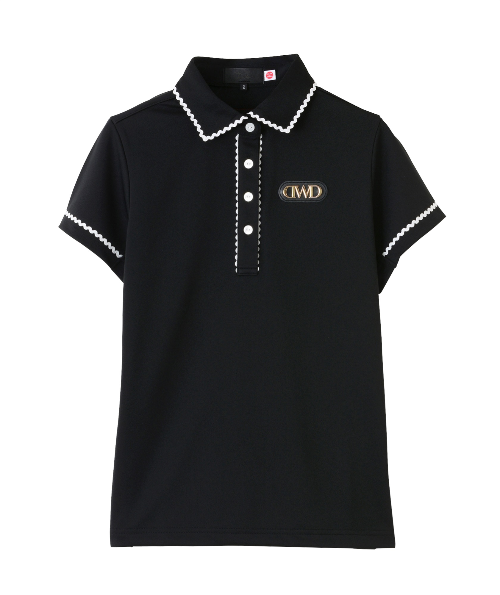 SPASSY半袖ポロシャツ(BLACK-L)