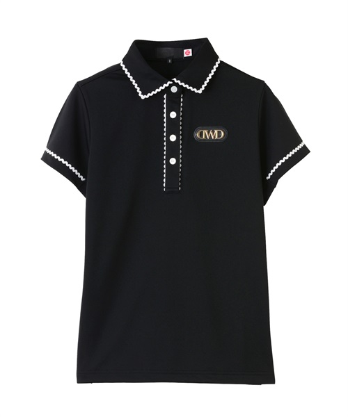 SPASSY半袖ポロシャツ(M-BLACK)