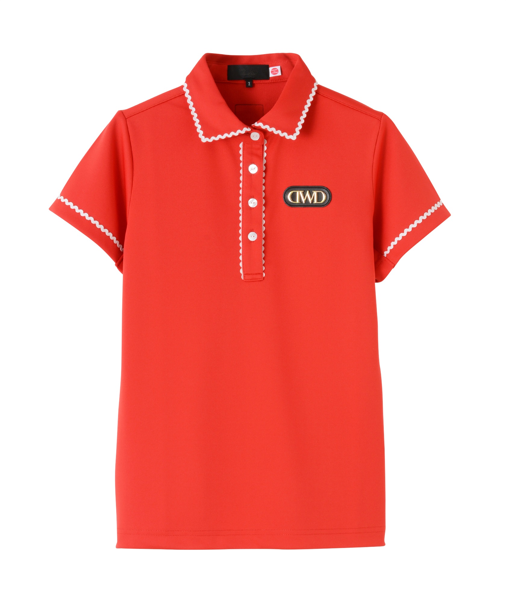 SPASSY半袖ポロシャツ(RED-M)