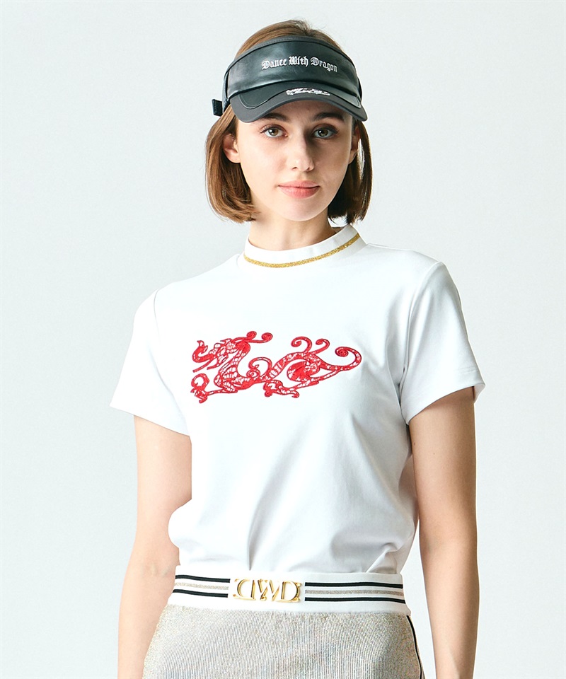 COCOTY半袖モックネック