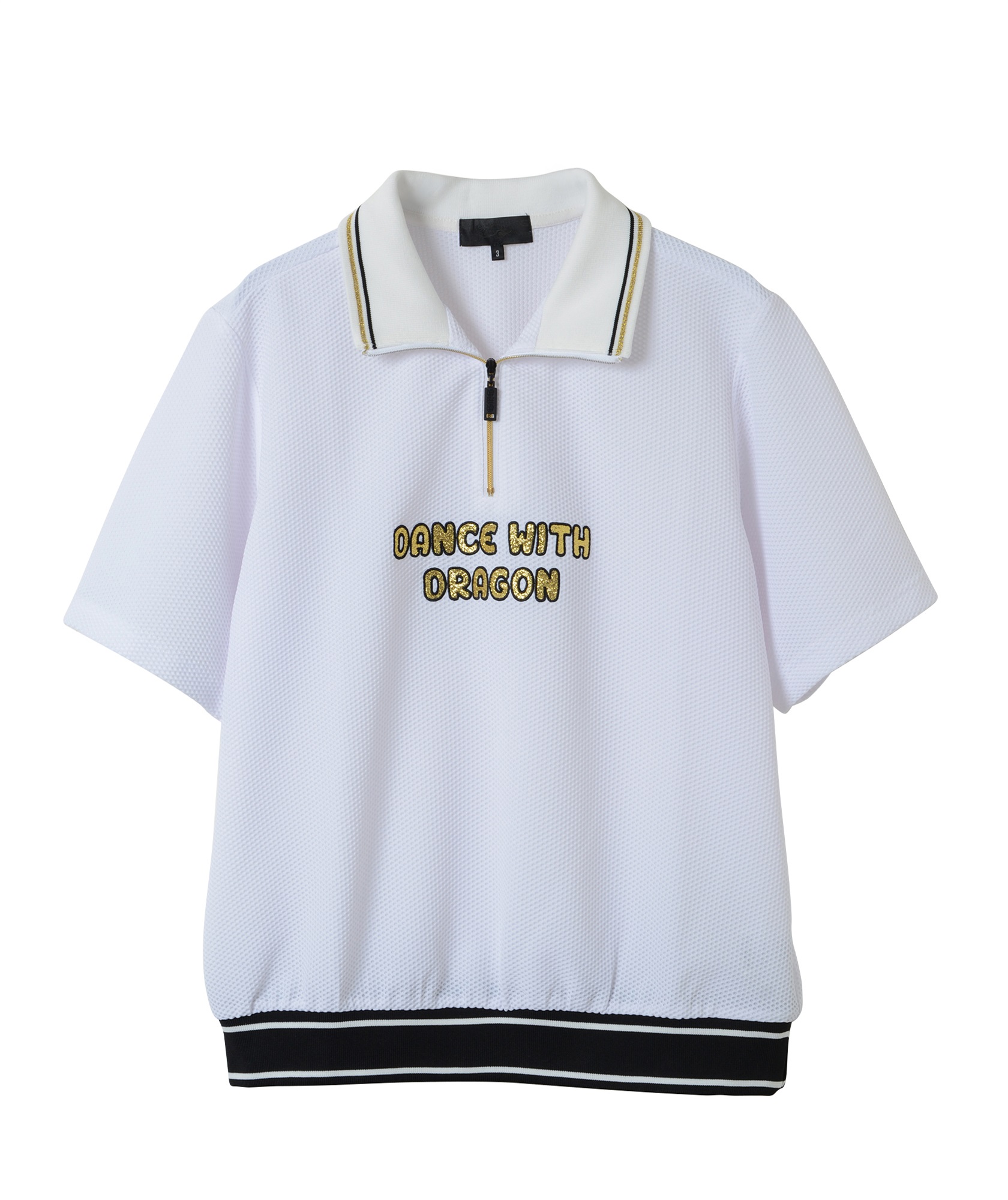 ROICAメッシュ半袖プルオーバー(WHITE-M)