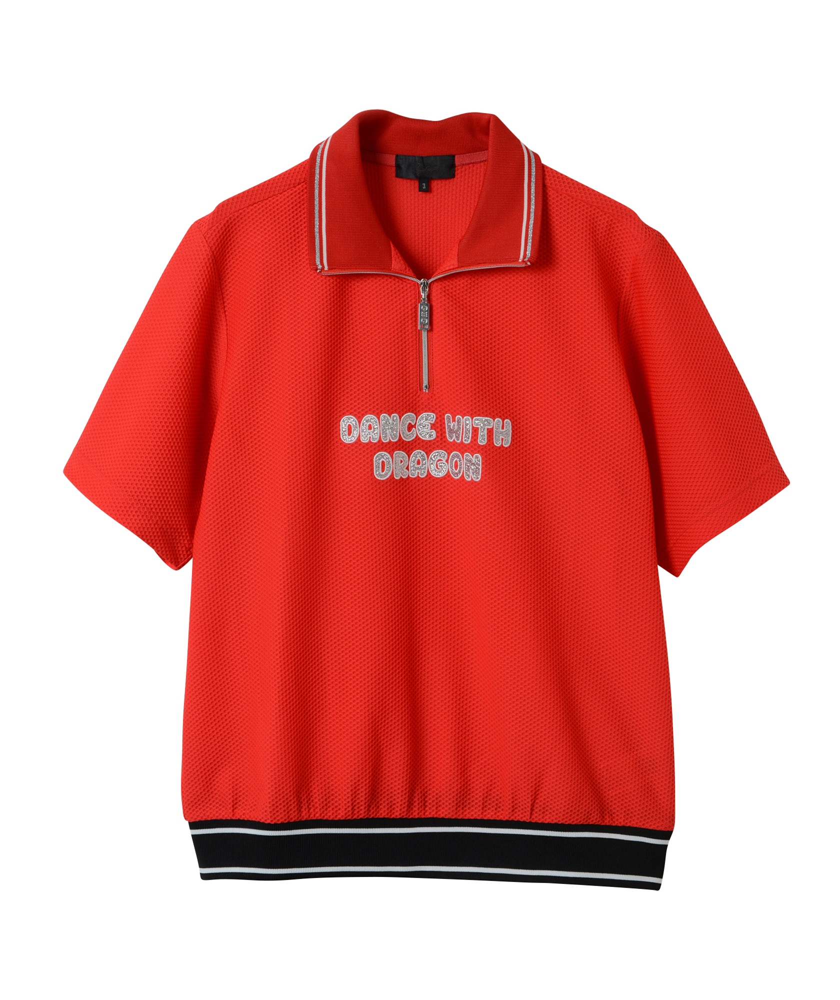 ROICAメッシュ半袖プルオーバー(RED-M)