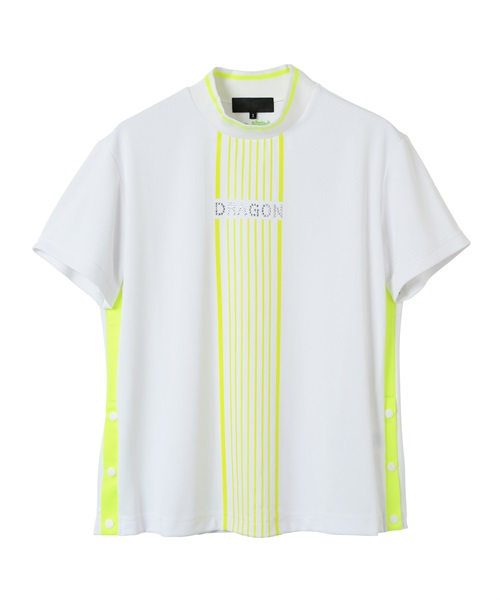 フルダルECODRYワッフル半袖モック(WHITE-M)