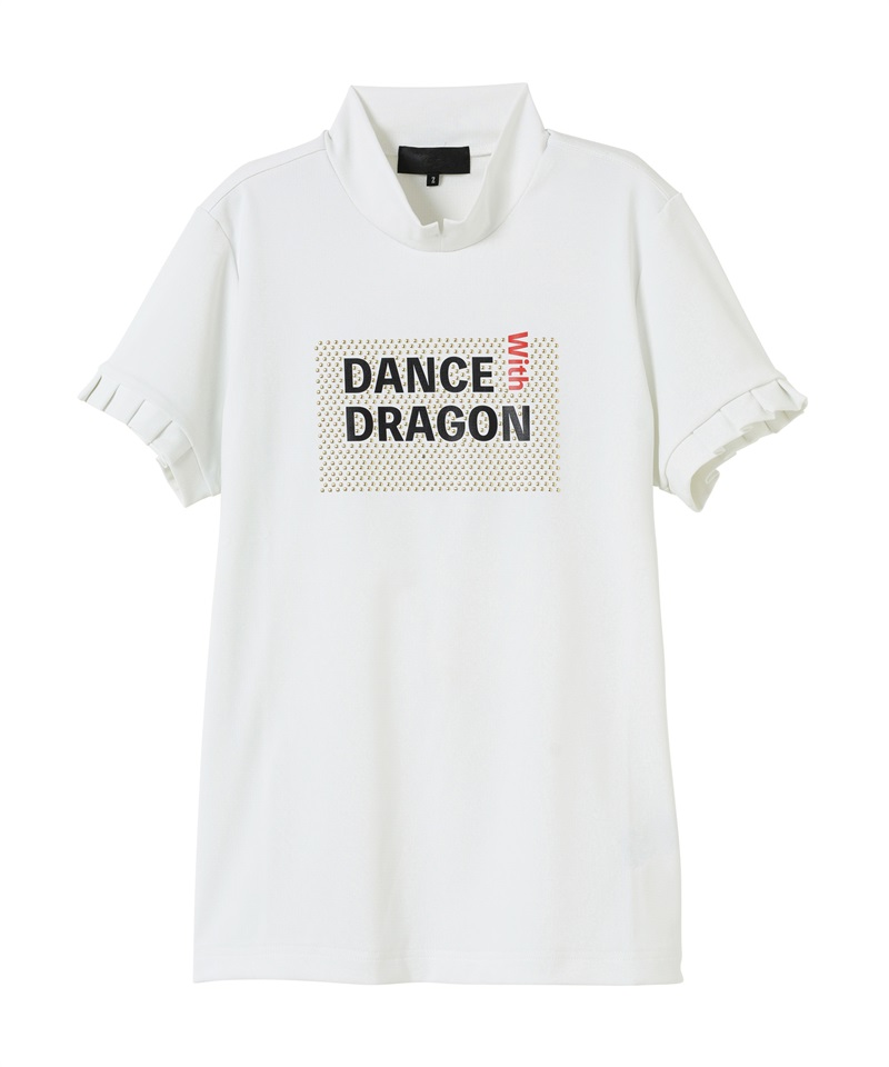 TRトリコット半袖モックネック(WHITE-M)