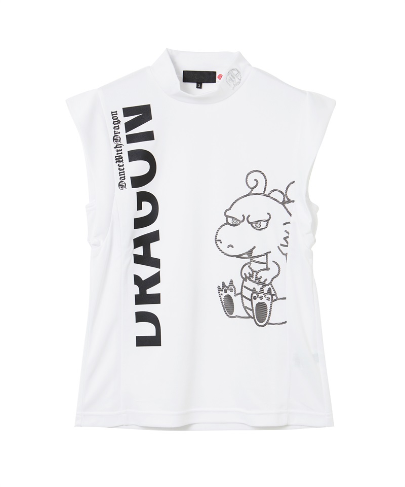 プラスリッチノースリーブモック(WHITE-M)