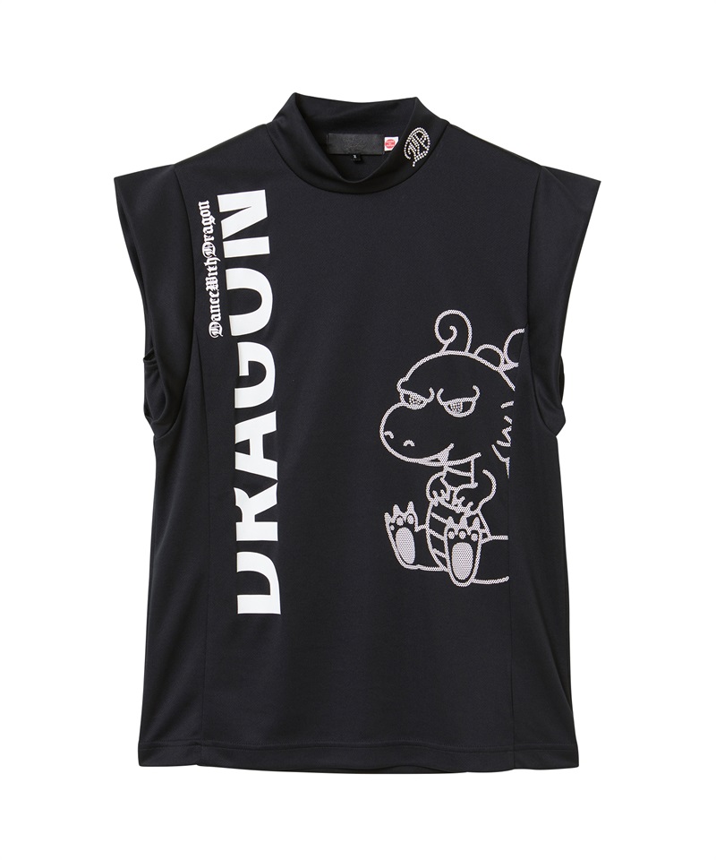 プラスリッチノースリーブモック(BLACK-M)