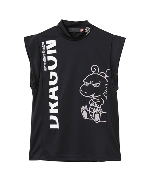 プラスリッチノースリーブモック(BLACK-M)