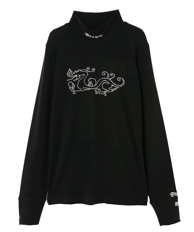 MIP長袖モックネック(BLACK-M)