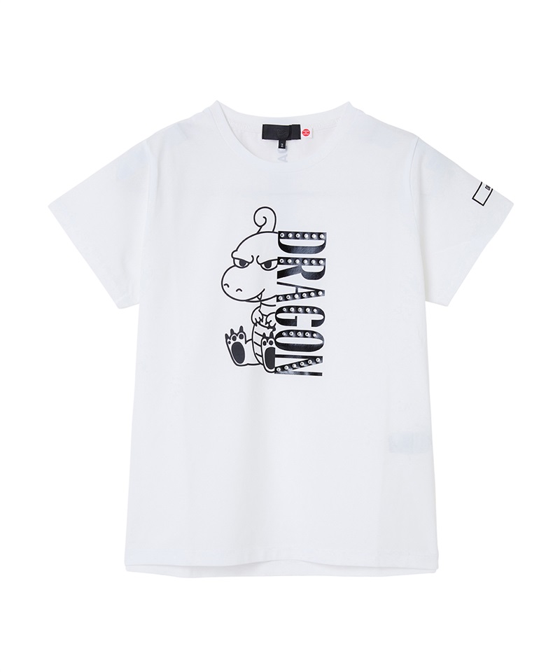 ちびドラDRAGONハーフTシャツ(WHITE-M)