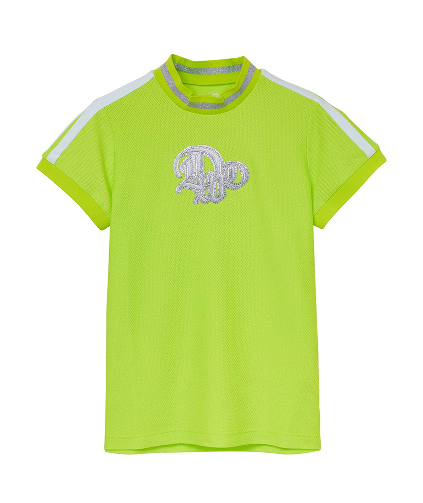 2WAYトリコット半袖モック(YELLOW-M)