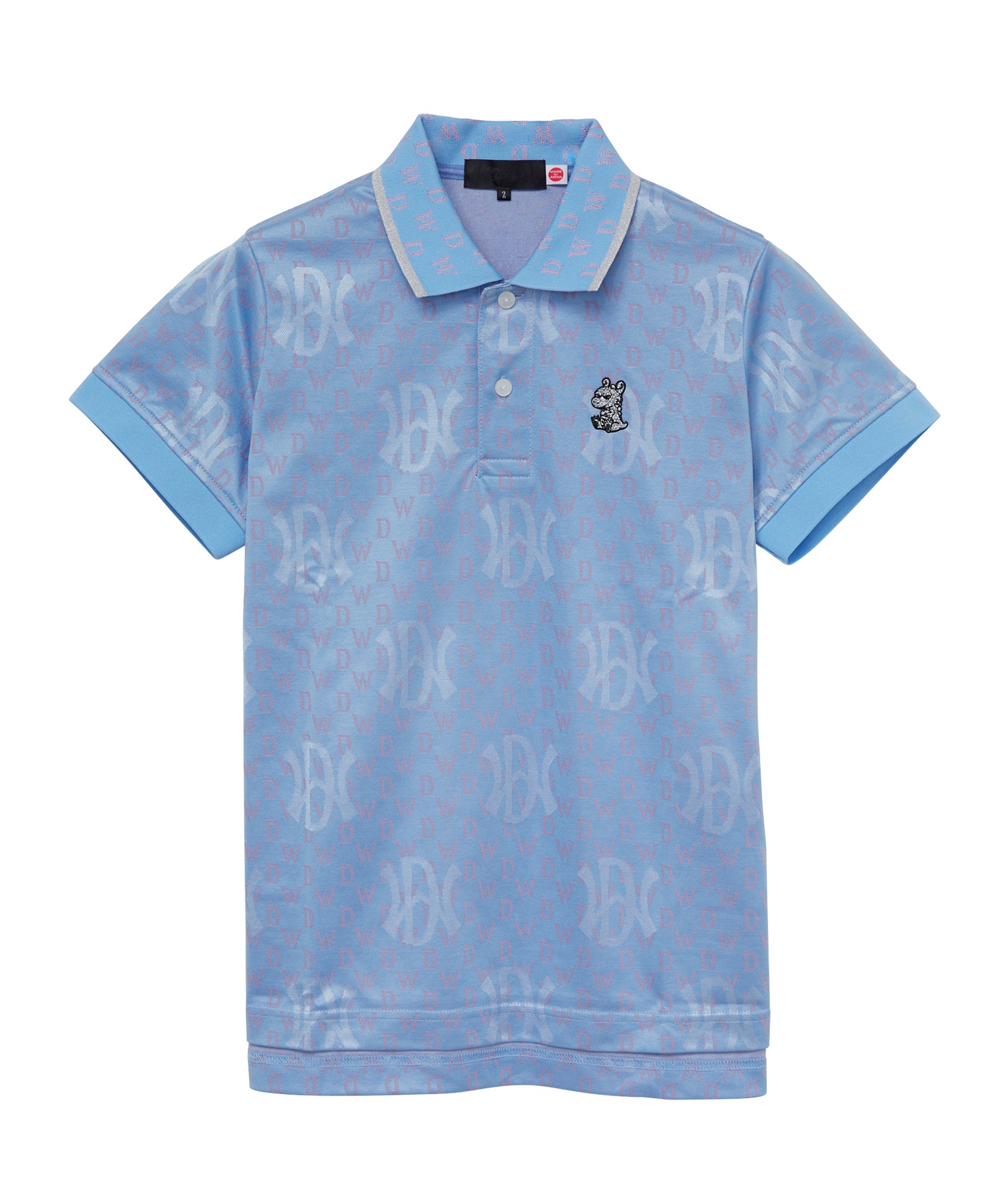 モノグラムジャガードポロ(BLUE-M)