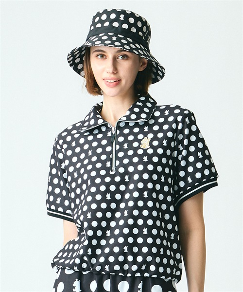 モノグラムプリント半袖プルオーバー