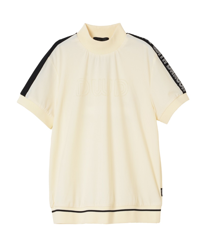 ナイロンブロック半袖プルオーバー(WHITE-M)