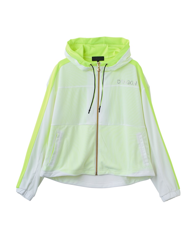 ビンゴメッシュレイヤーブルゾン(WHITE-M)