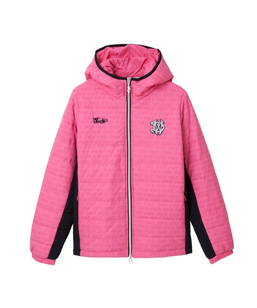 NYストレッチタフタブルゾン(PINK-M)