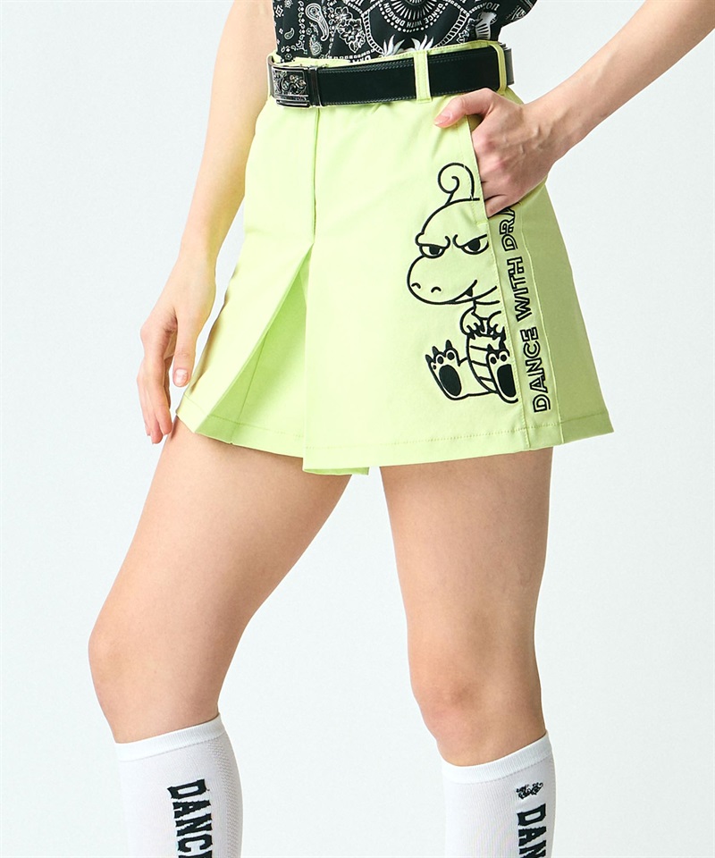 ストレッチピケキュロットスカート